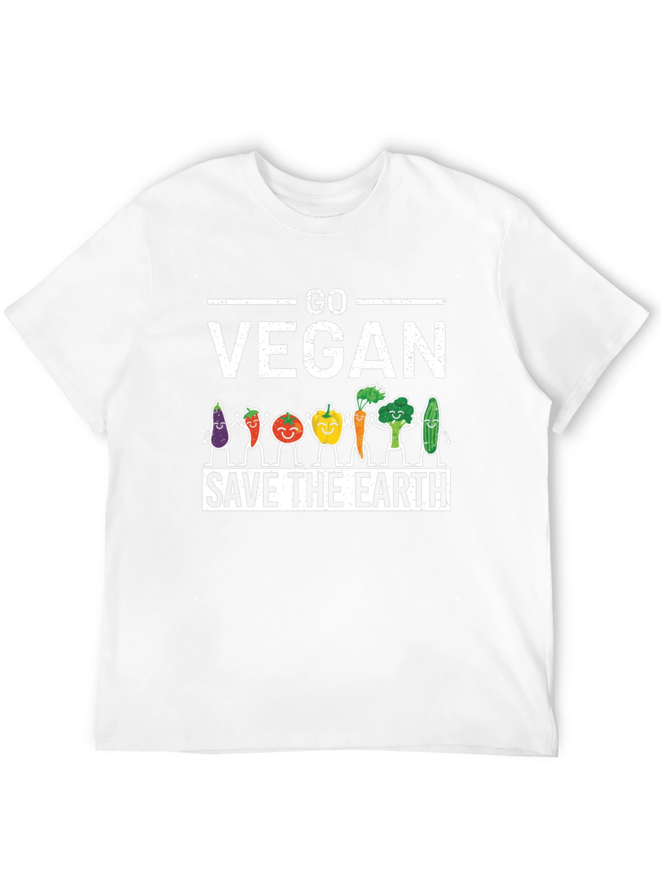 Go Vegan Save The Earth T-Shirt