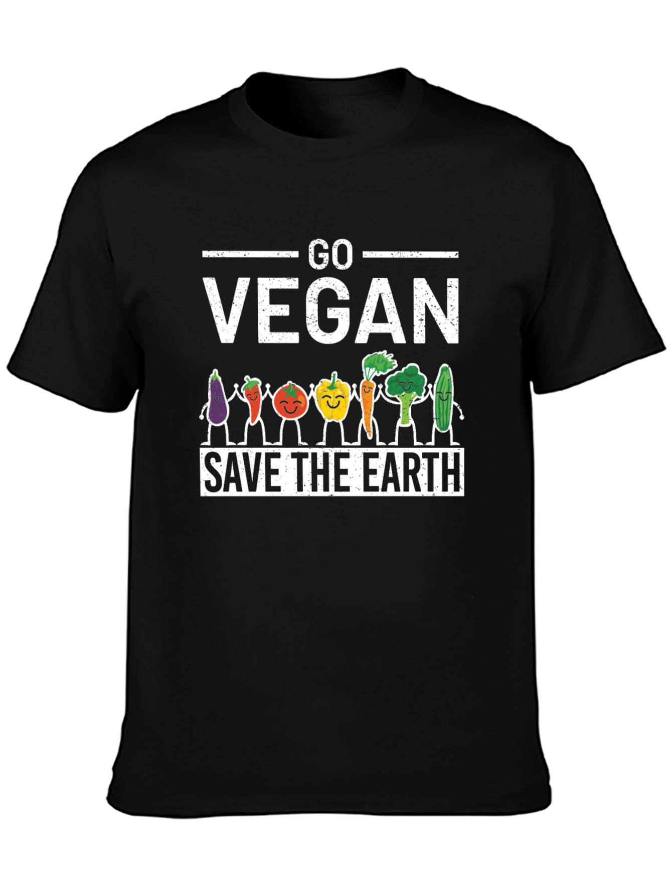 Go Vegan Save The Earth T-Shirt