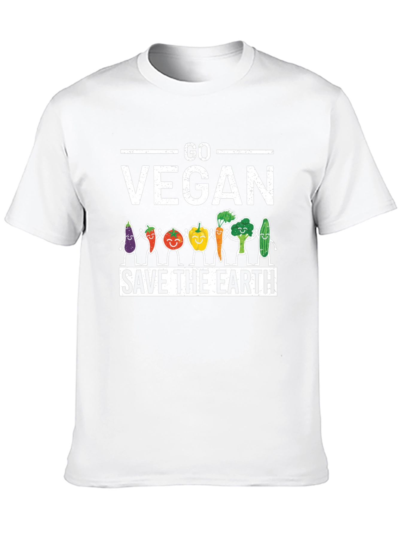 Go Vegan Save The Earth T-Shirt