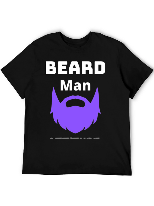 Beard Man T-Shirt: Funny Graphic Tee for Bearded Men