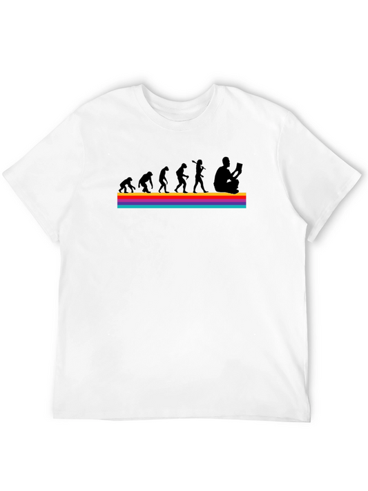 Evolution of Reading Black T-Shirt