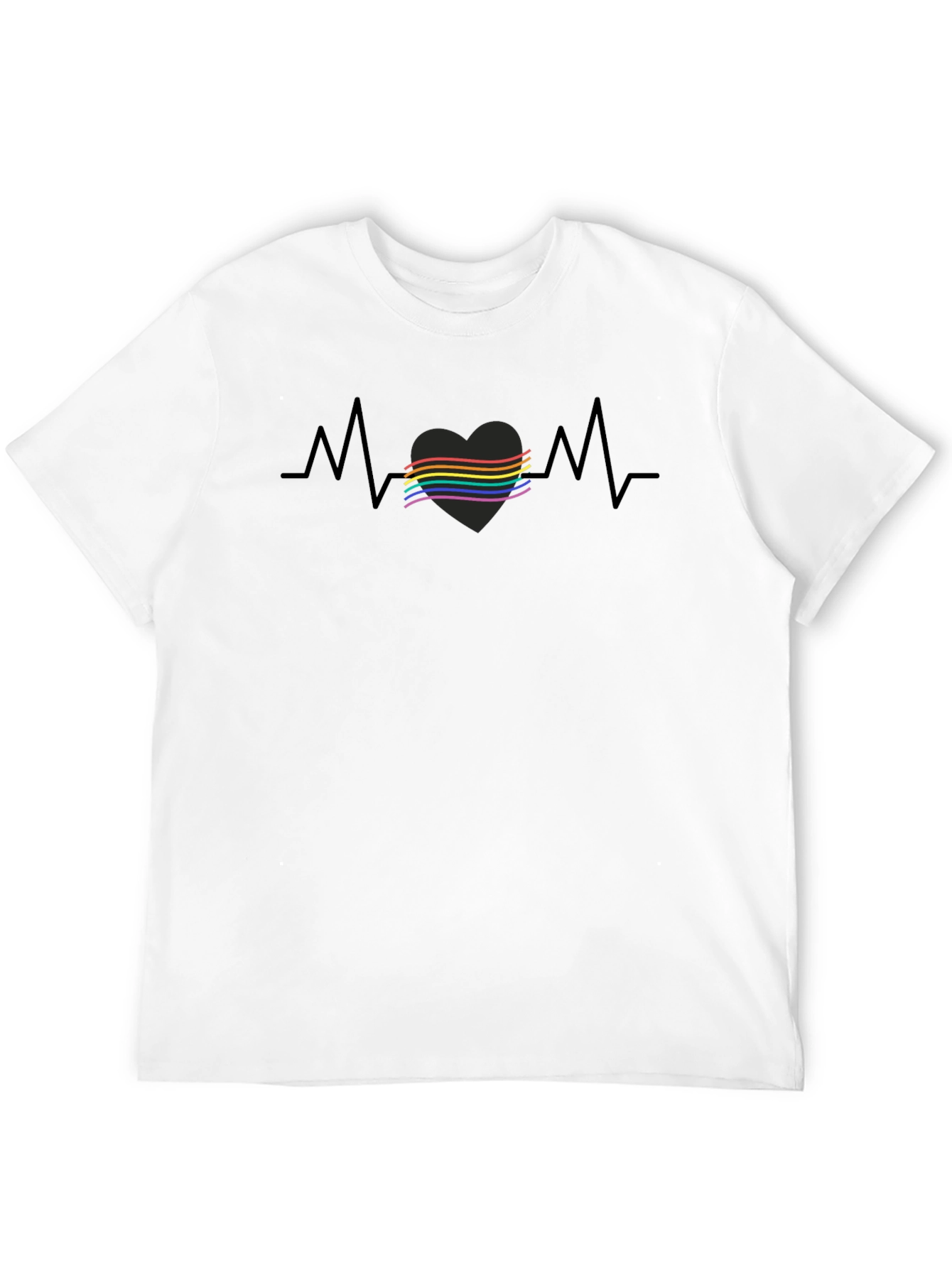 LGBT Heartbeat T-Shirt - Pride Month Tee