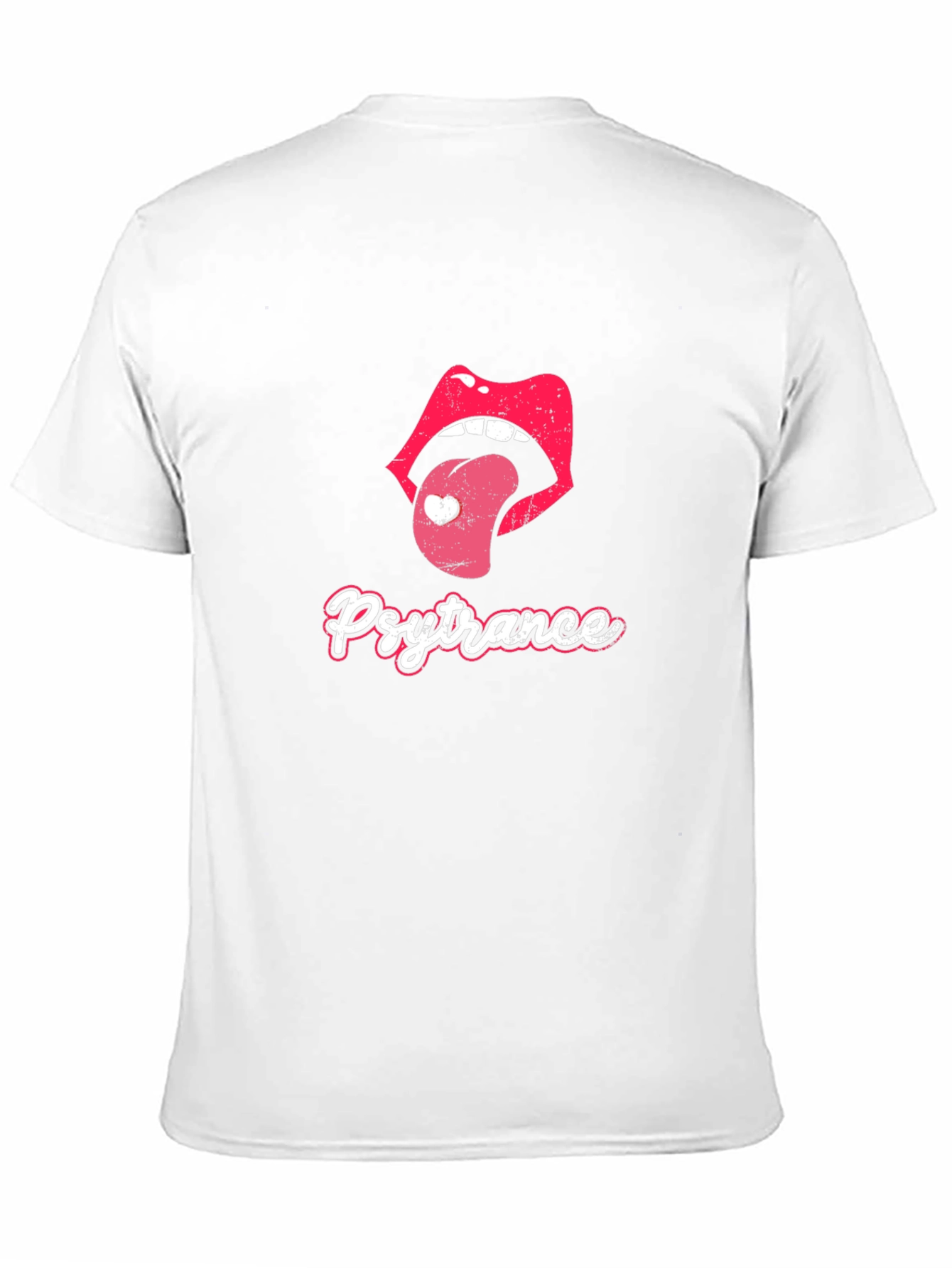 Psytrance Lips Black T-Shirt