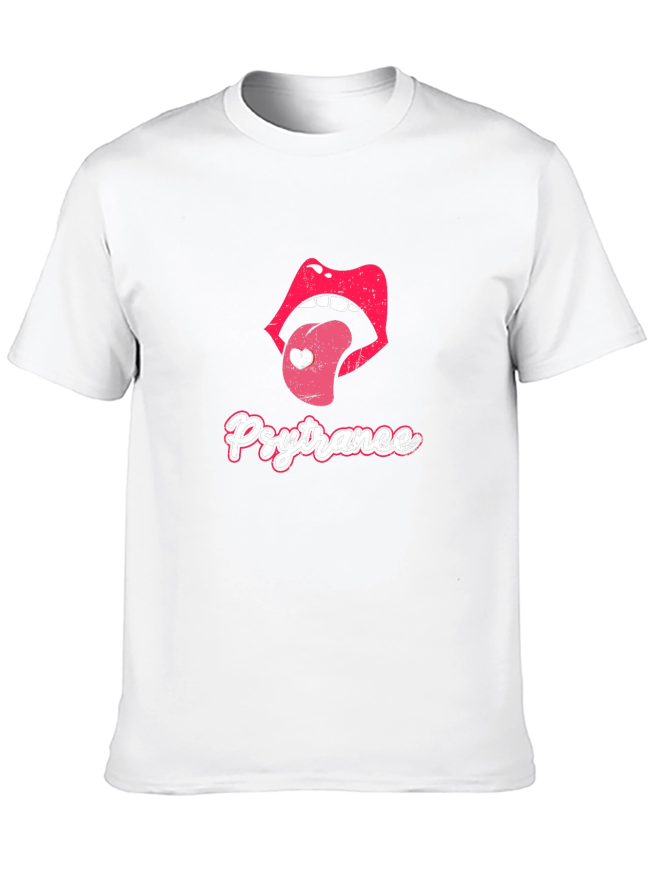 Psytrance Lips Black T-Shirt