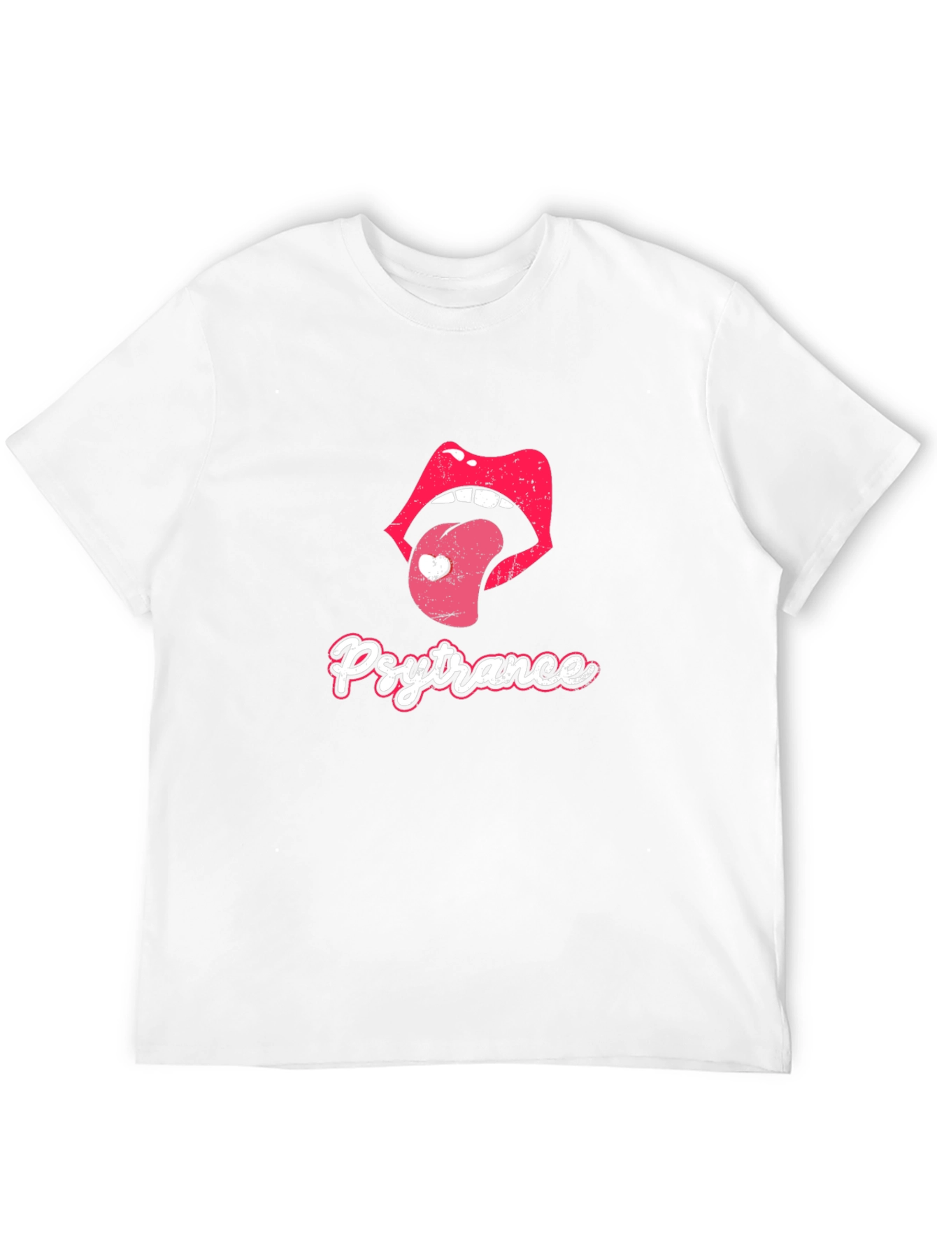Psytrance Lips Black T-Shirt