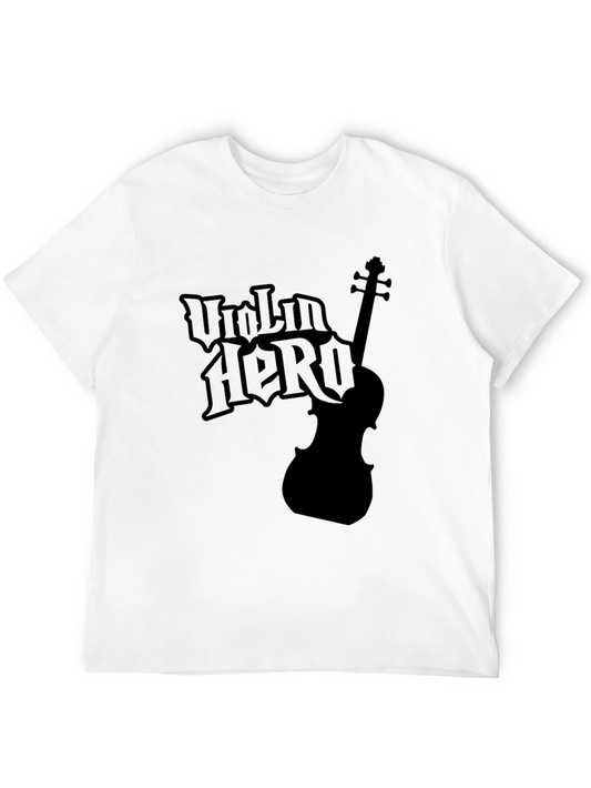 Violin Hero Graphic T-Shirt - Musicians Tee