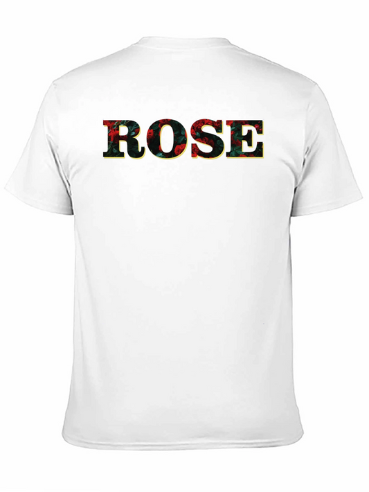 Floral ROSE T-Shirt - Trendy Graphic Tee