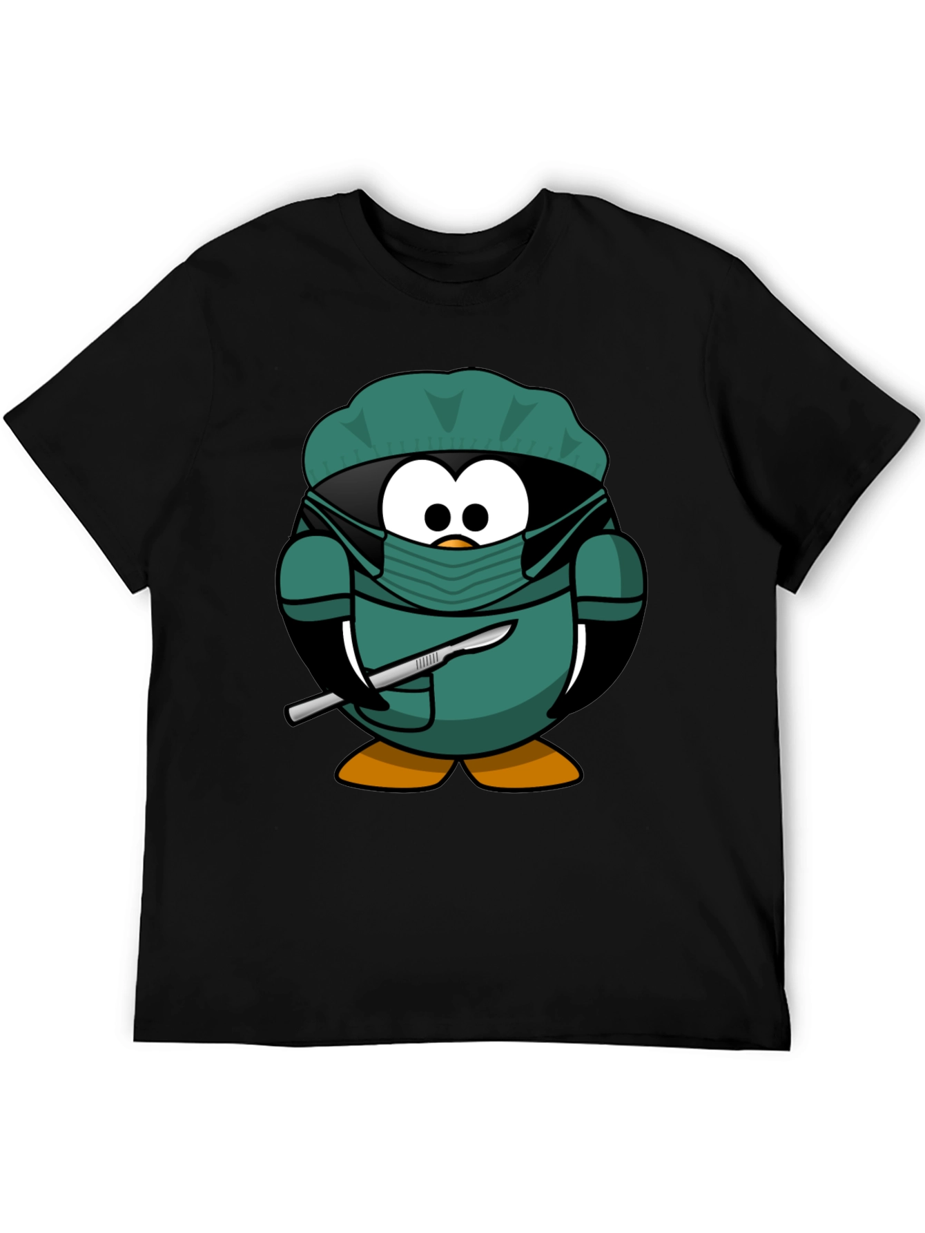 Surgeon Penguin T-Shirt - Novelty Graphic Tee