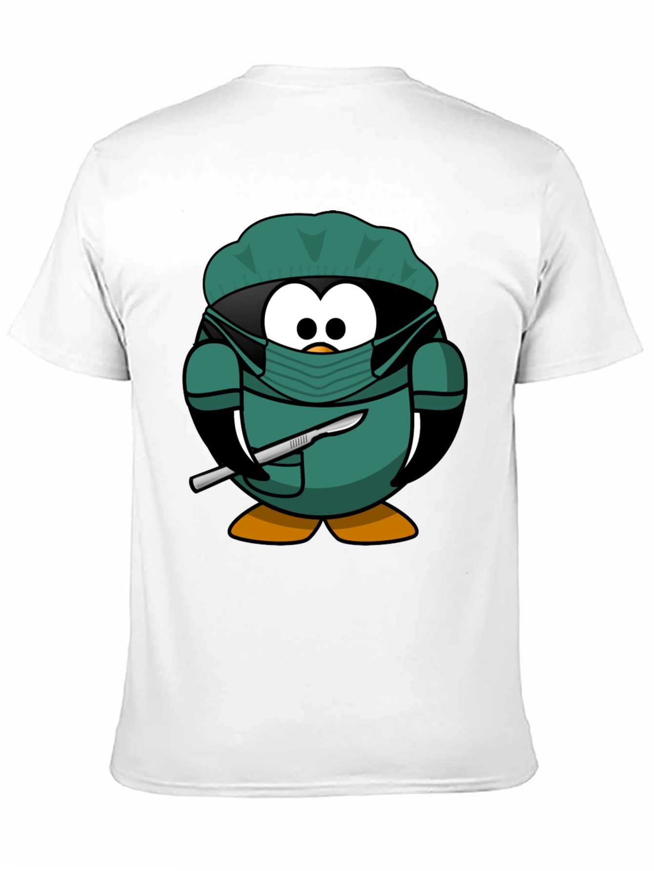 Surgeon Penguin T-Shirt - Novelty Graphic Tee