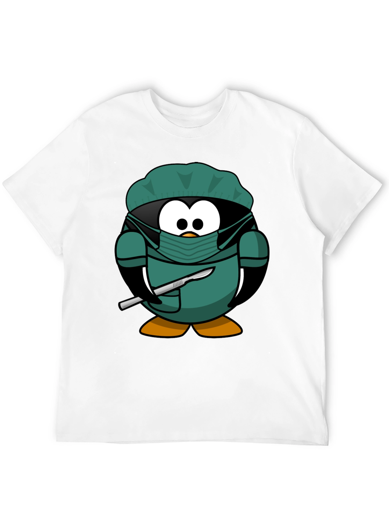 Surgeon Penguin T-Shirt - Novelty Graphic Tee