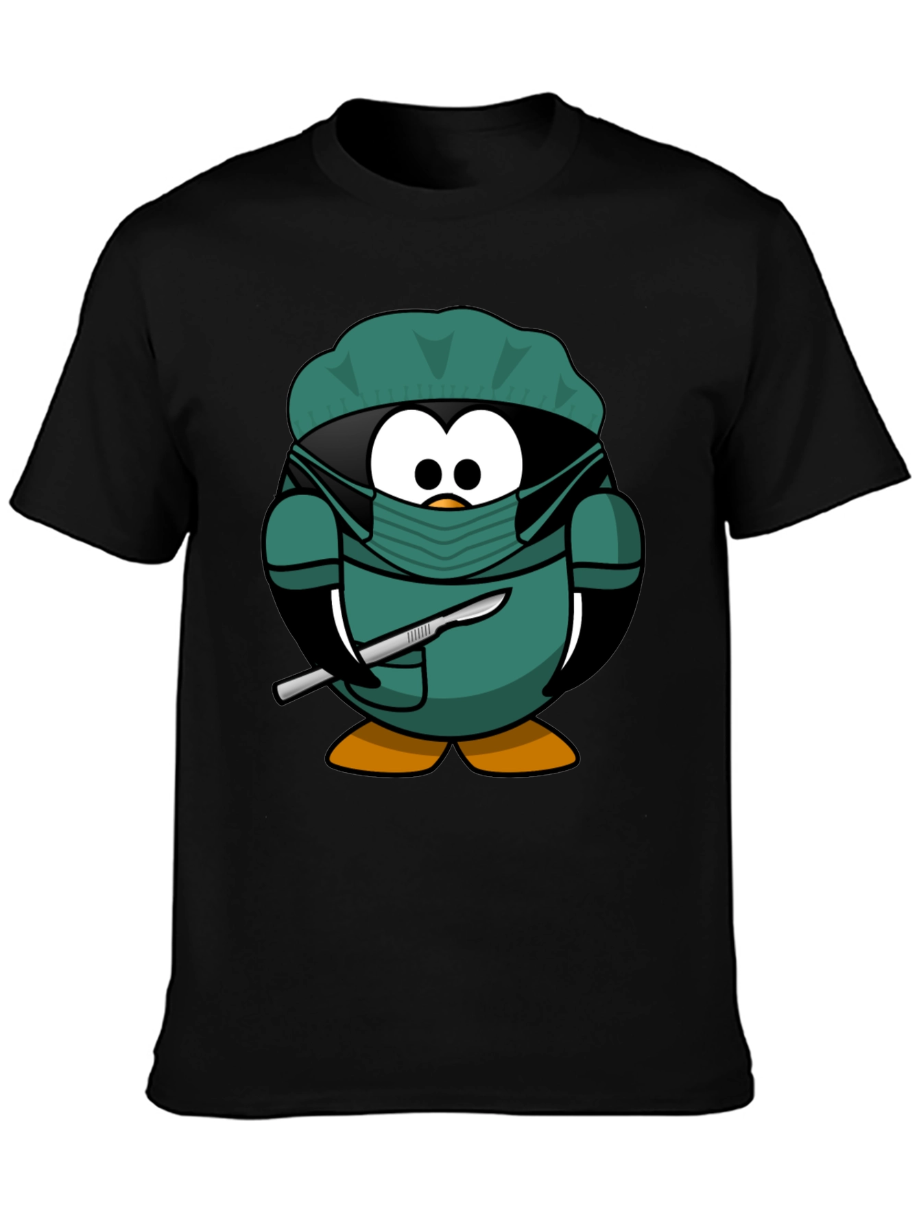 Surgeon Penguin T-Shirt - Novelty Graphic Tee
