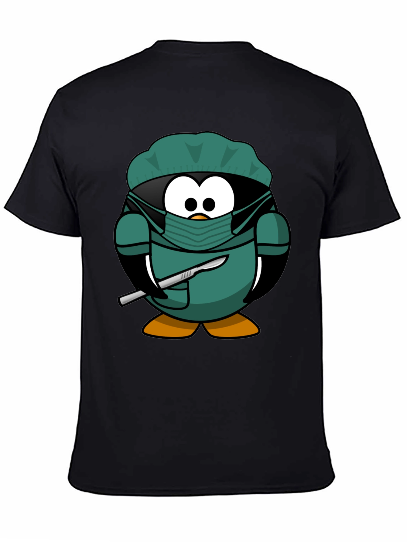 Surgeon Penguin T-Shirt - Novelty Graphic Tee