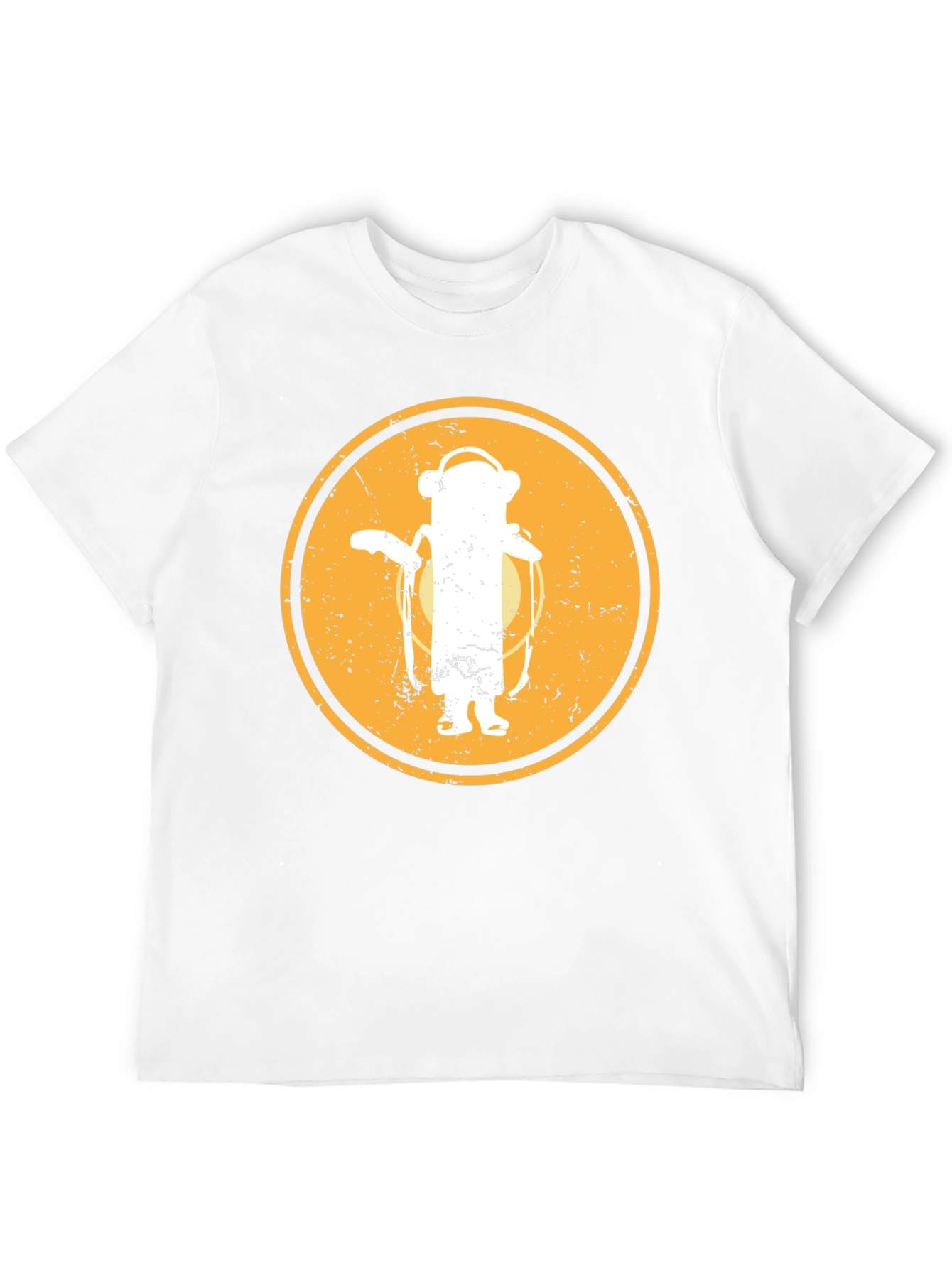 Retro Monkey T-Shirt - Black Cotton Blend