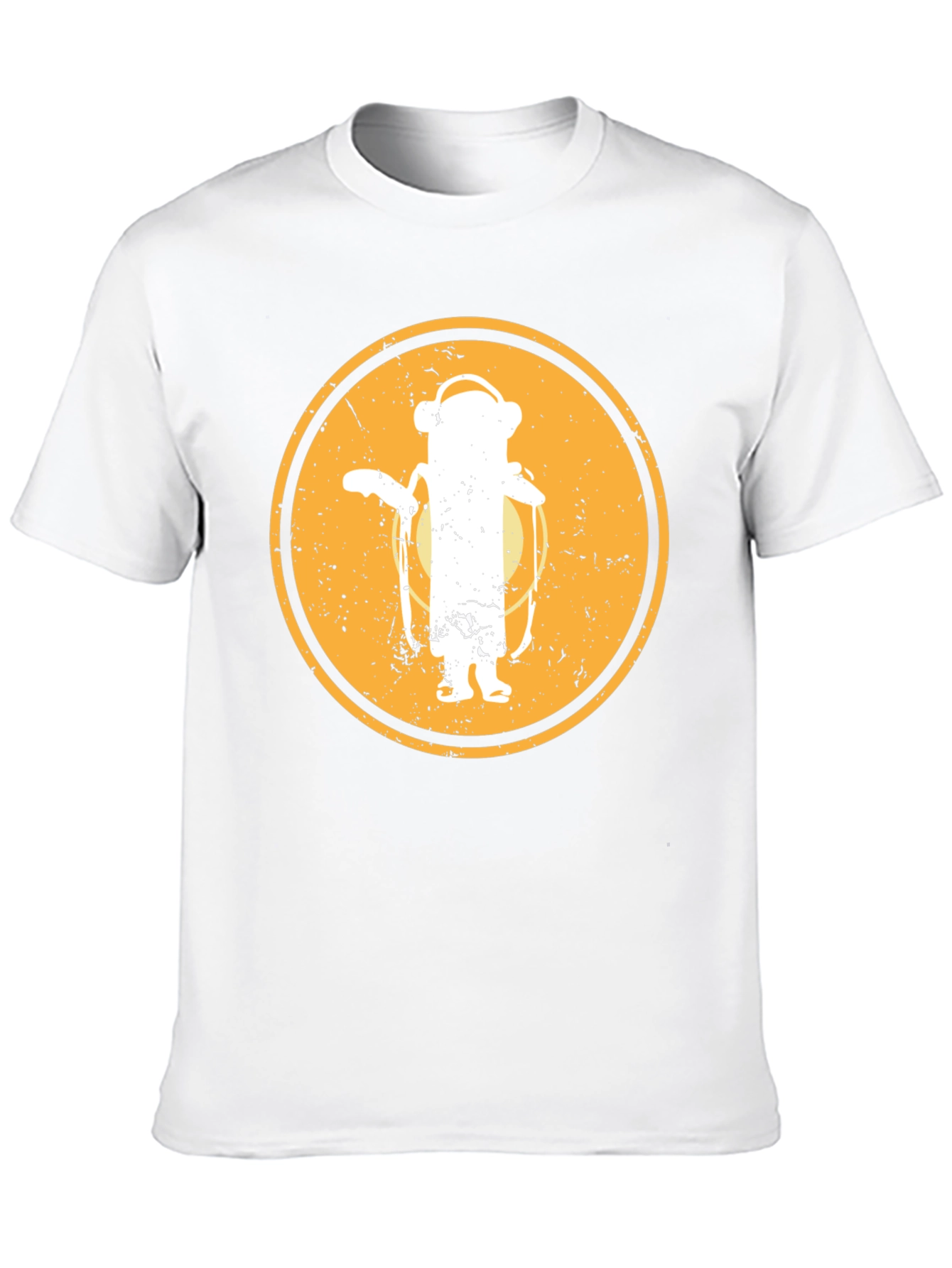 Retro Monkey T-Shirt - Black Cotton Blend