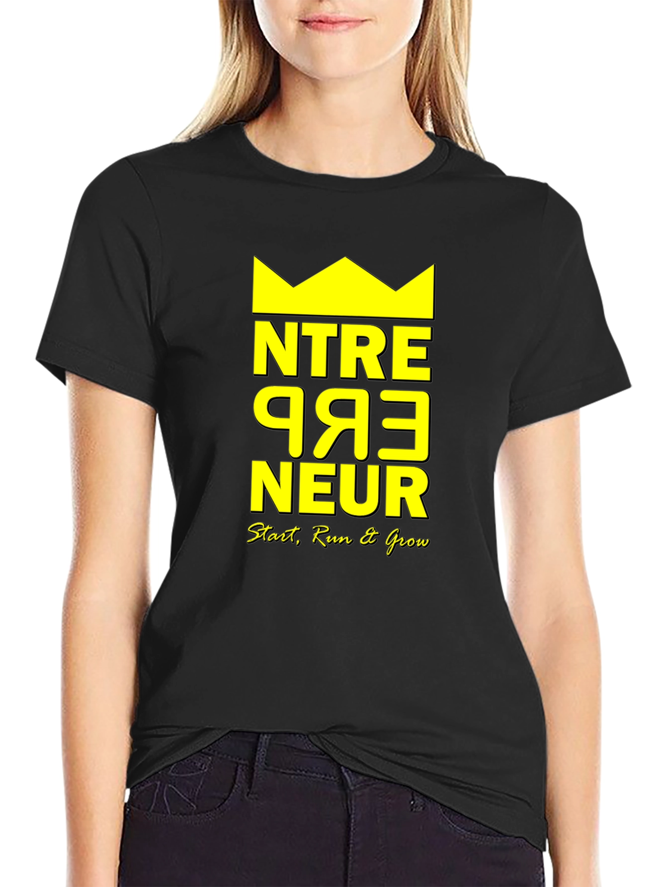 Entrepreneur Crown Graphic T-Shirt