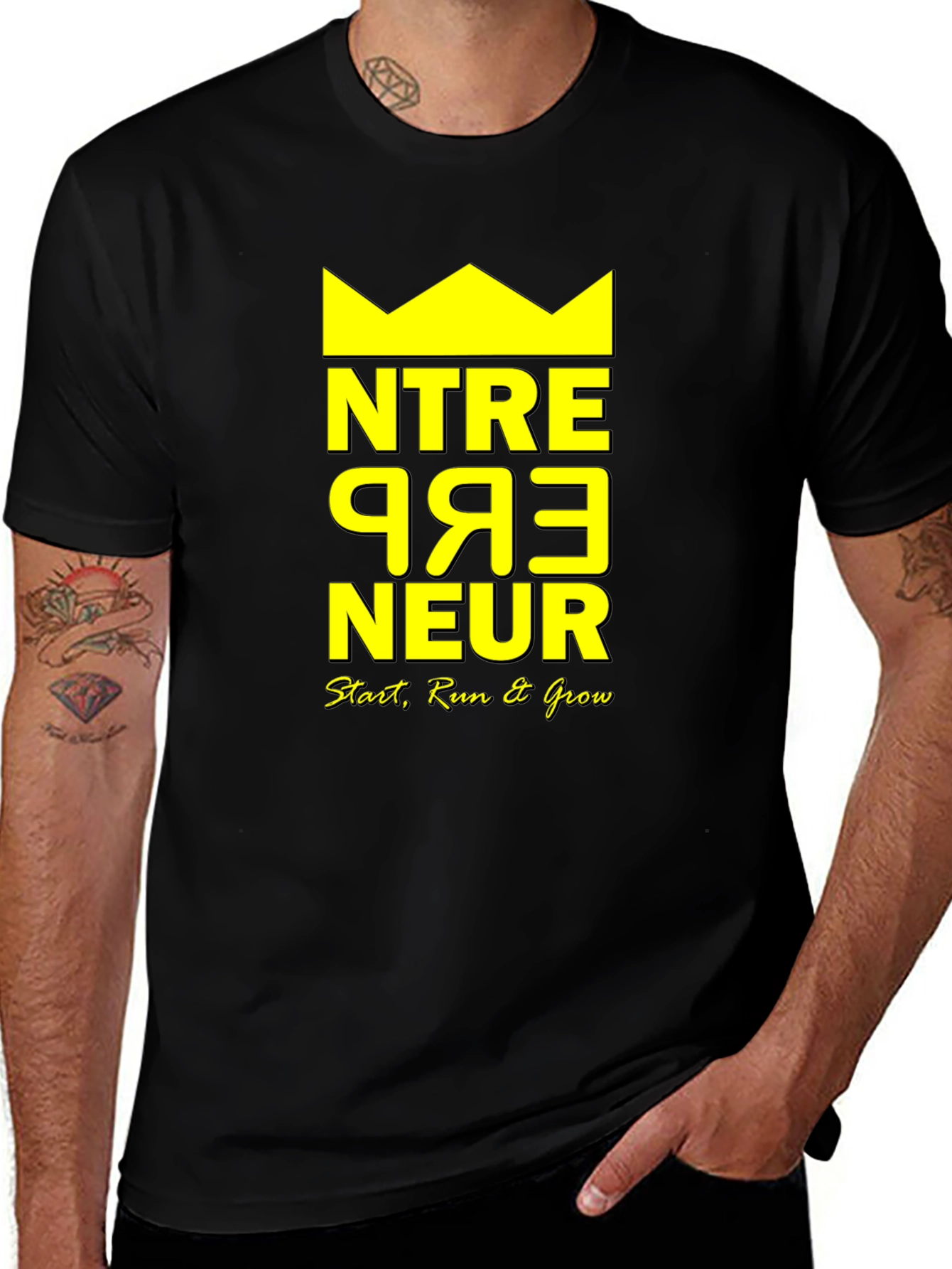 Entrepreneur Crown Graphic T-Shirt