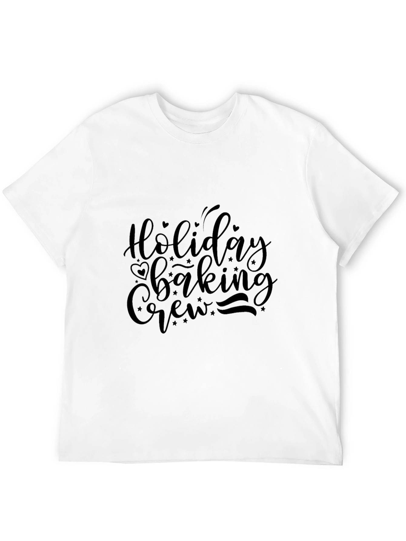 Holiday Baking Crew Black T-Shirt