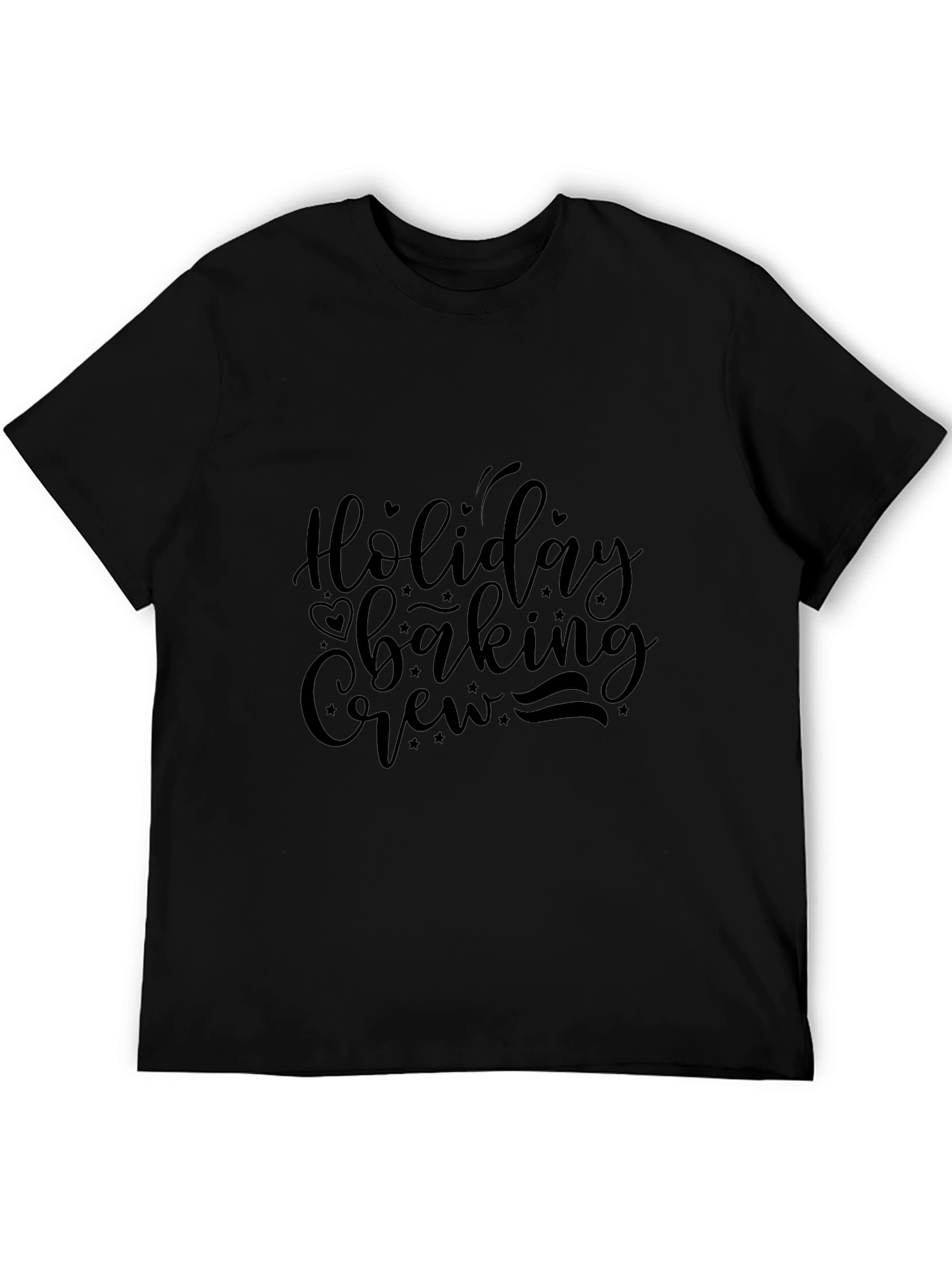 Holiday Baking Crew Black T-Shirt