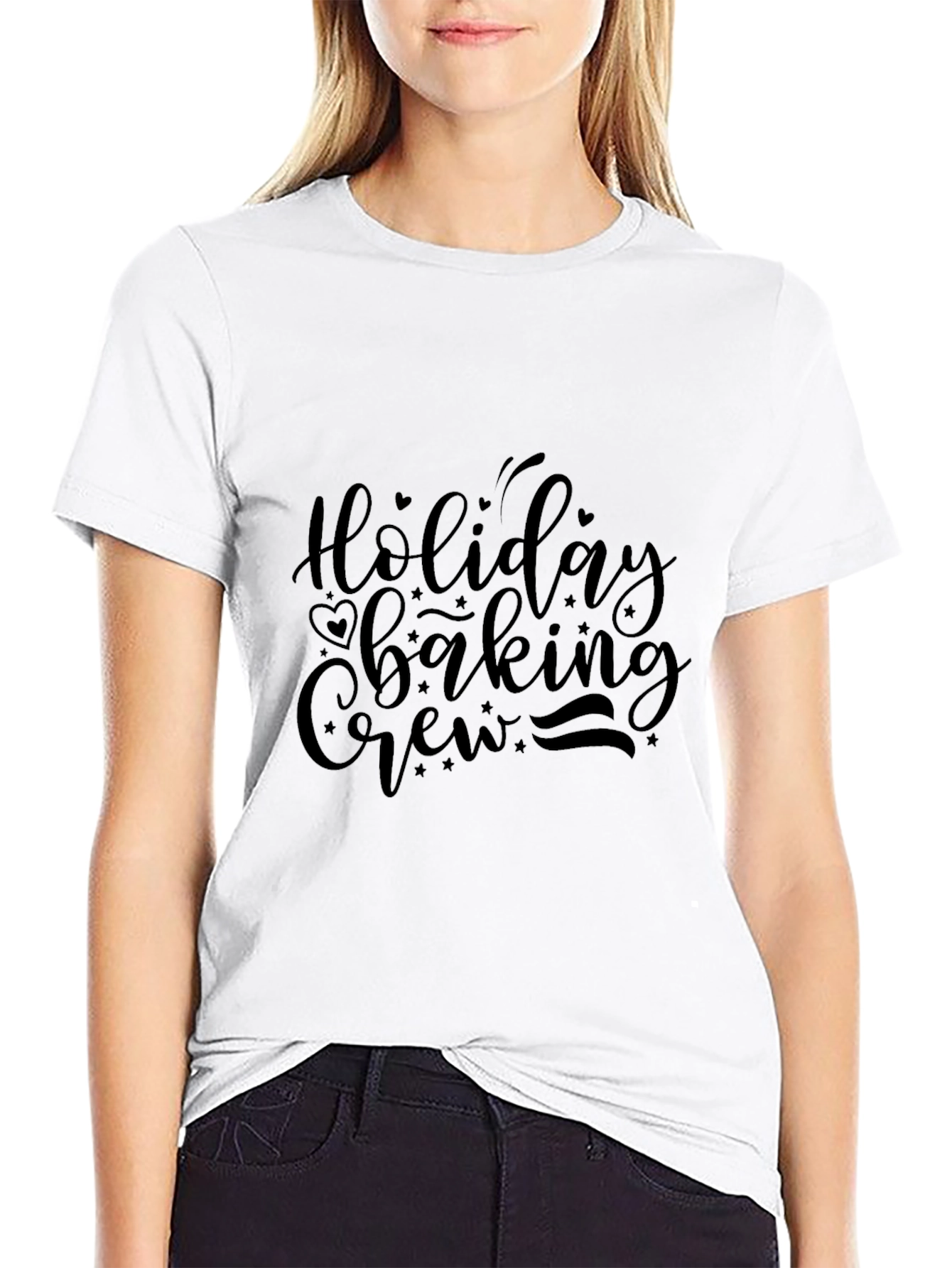 Holiday Baking Crew Black T-Shirt