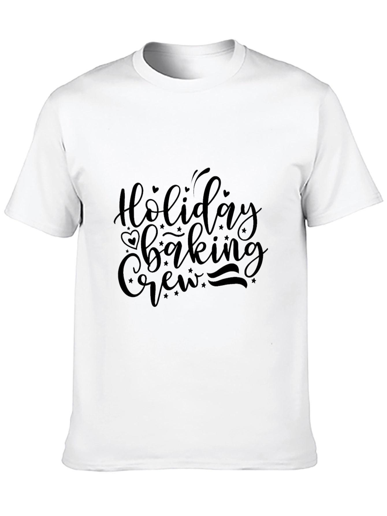 Holiday Baking Crew Black T-Shirt