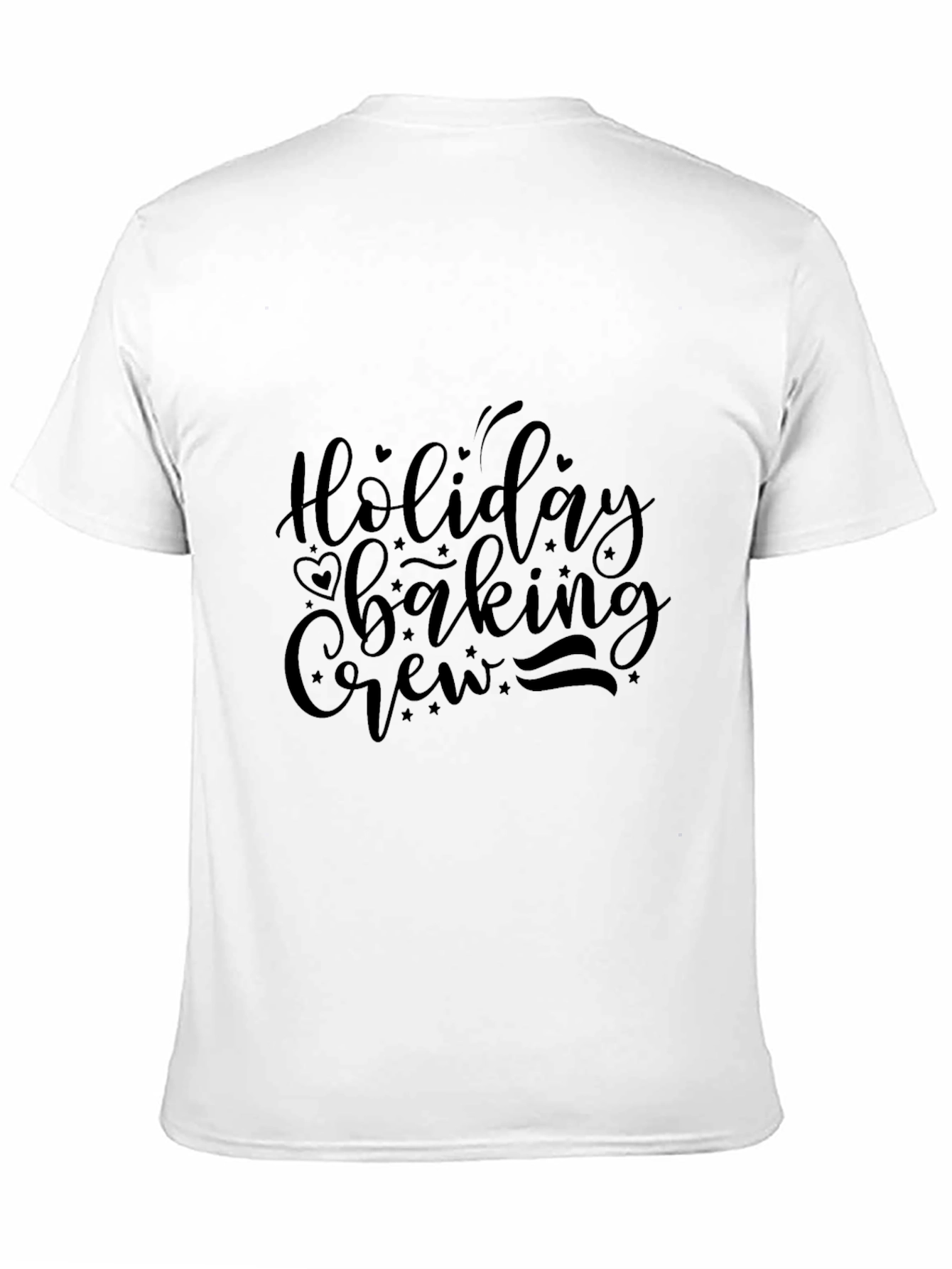 Holiday Baking Crew Black T-Shirt