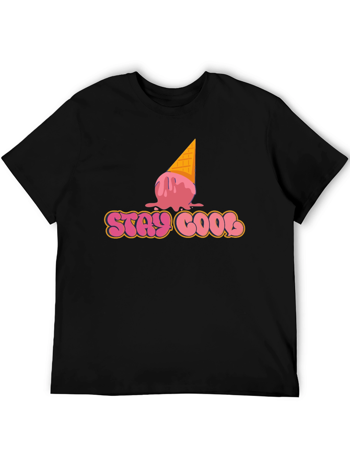 Stay Cool Ice Cream Graphic T-Shirt