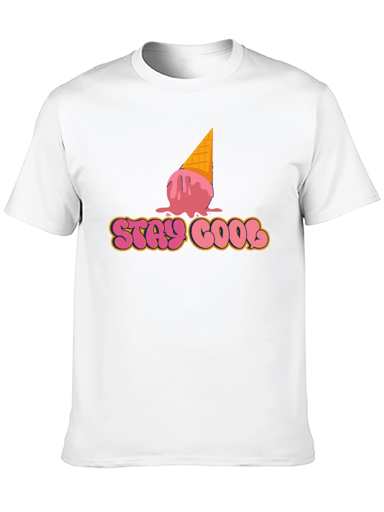 Stay Cool Ice Cream Graphic T-Shirt