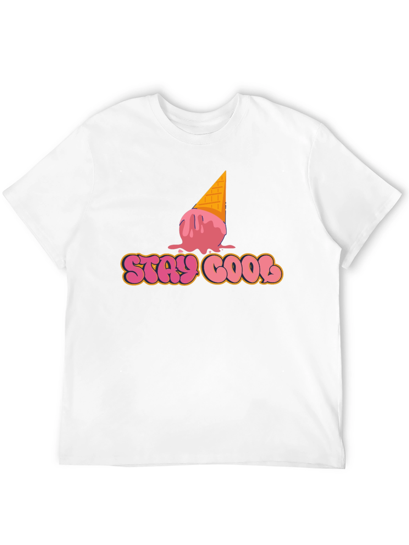 Stay Cool Ice Cream Graphic T-Shirt