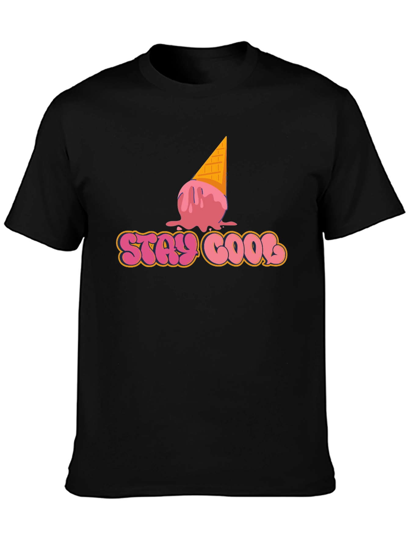 Stay Cool Ice Cream Graphic T-Shirt