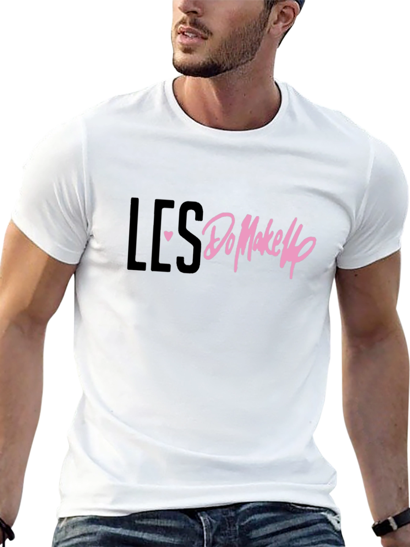 LES <3 Do MakeUp Black T-Shirt
