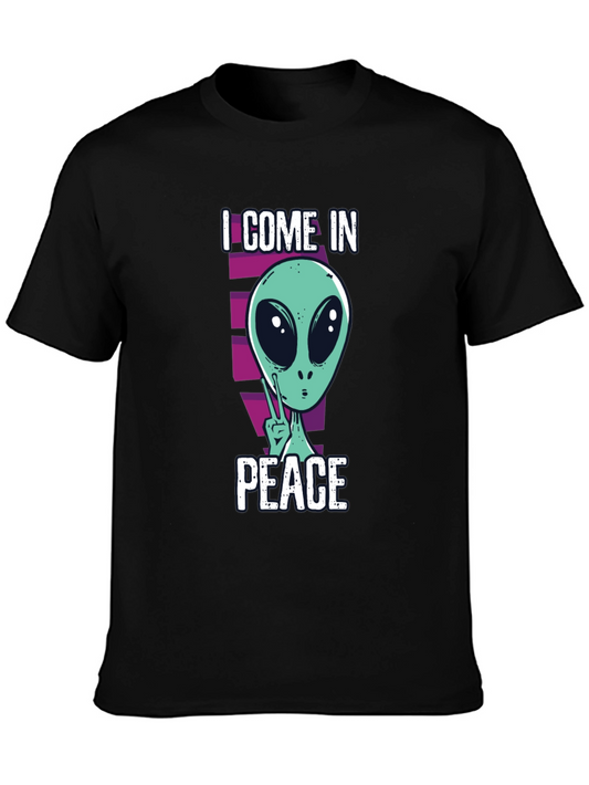 I Come In Peace Alien T-Shirt