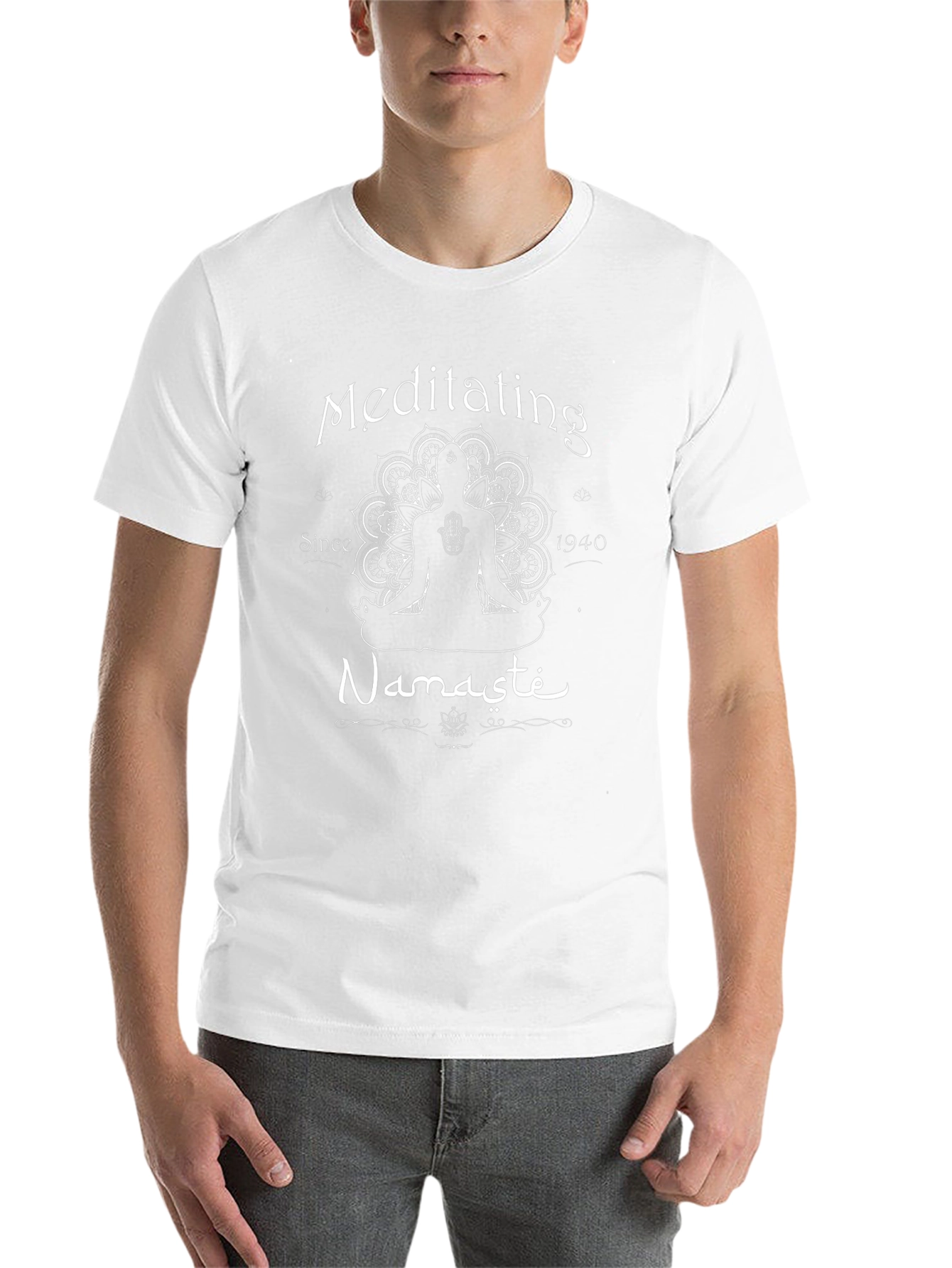 Meditating Since 1940 Yoga T-Shirt