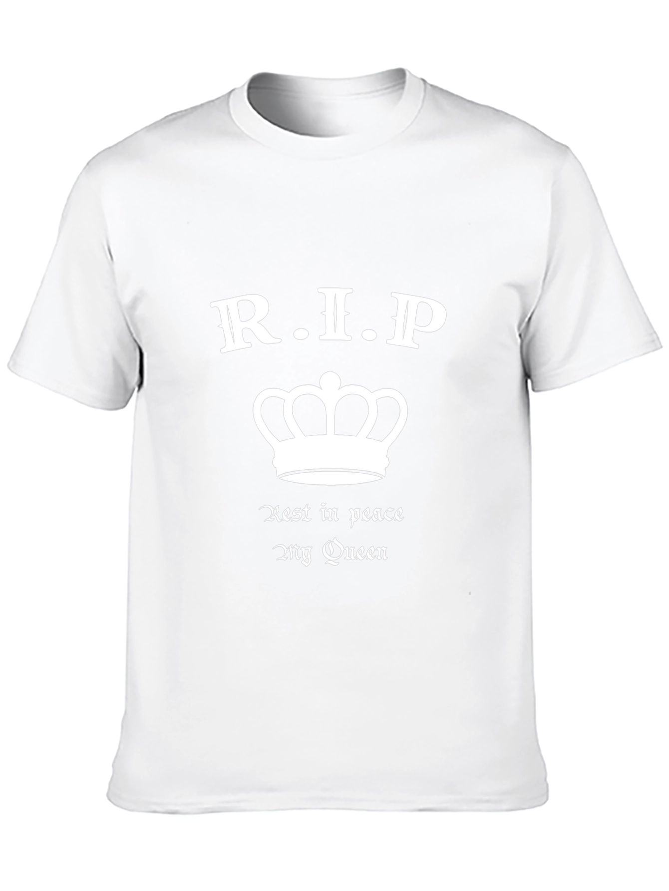 R.I.P. My Queen Graphic Tee - Black T-Shirt