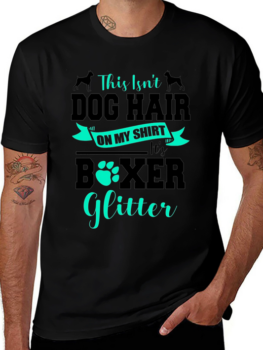 Dog Lover T-Shirt - Boxer Glitter Design