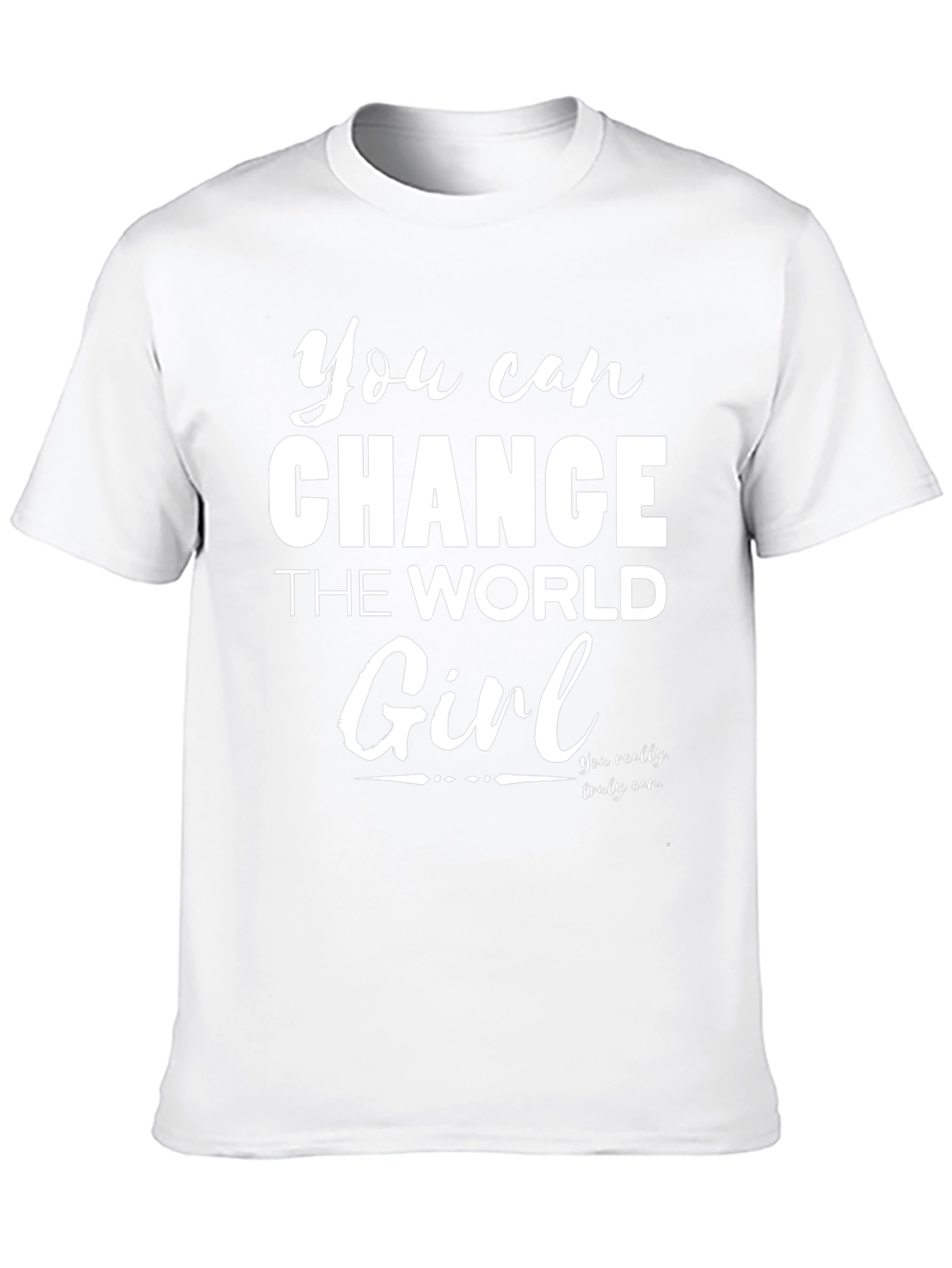 Inspirational Change the World Graphic Tee