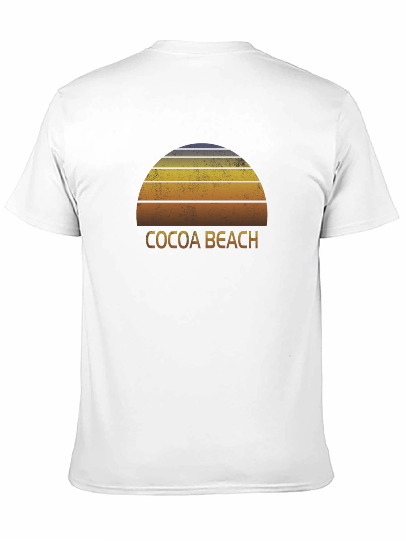 Cocoa Beach Retro Sunset Graphic Tee