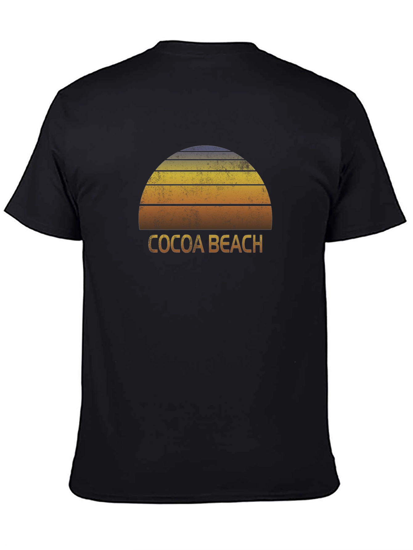 Cocoa Beach Retro Sunset Graphic Tee
