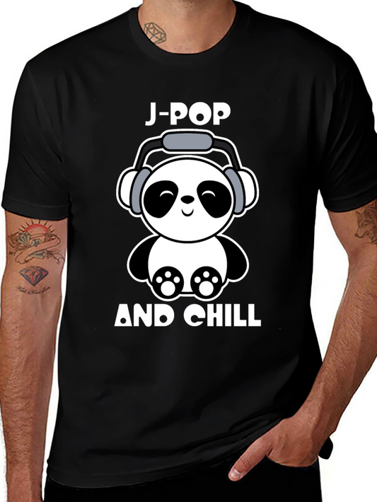 J-Pop and Chill Panda T-Shirt