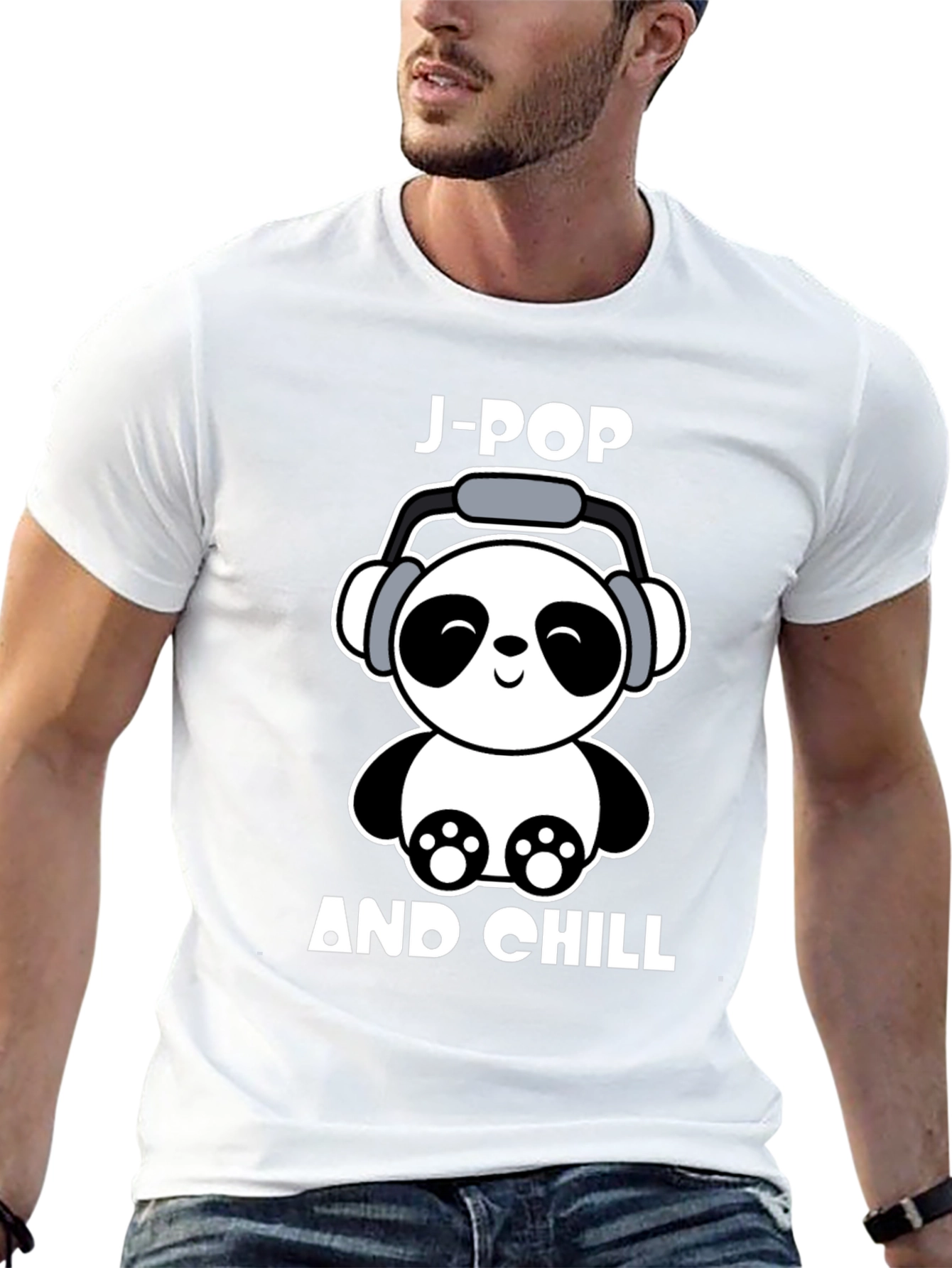 J-Pop and Chill Panda T-Shirt