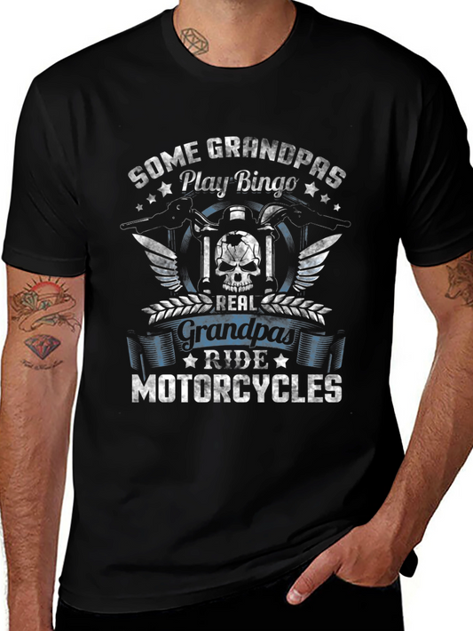 Grandpas Ride Motorcycle T-Shirt