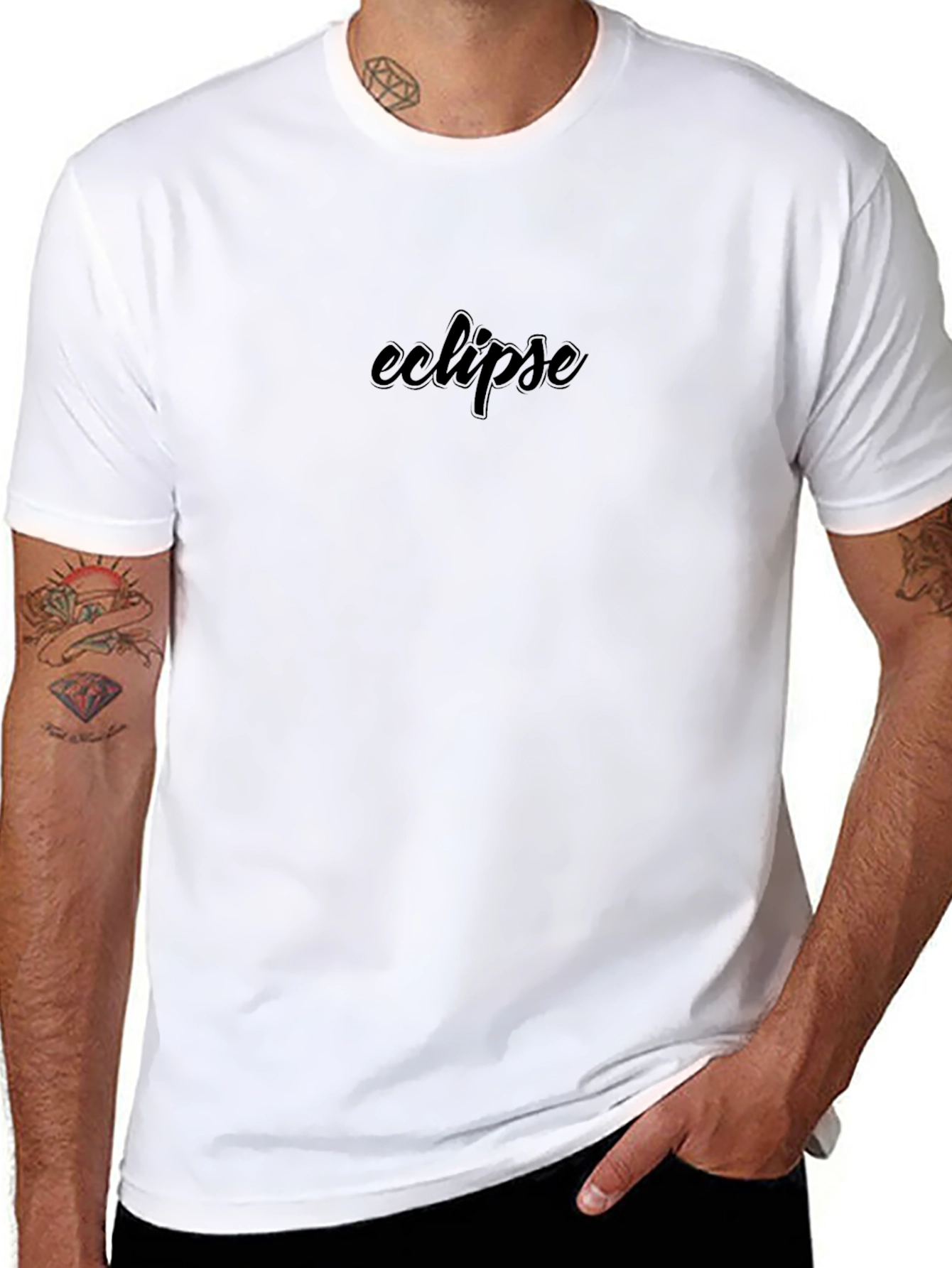 Eclipse Graphic Tee - Classic Black T-Shirt