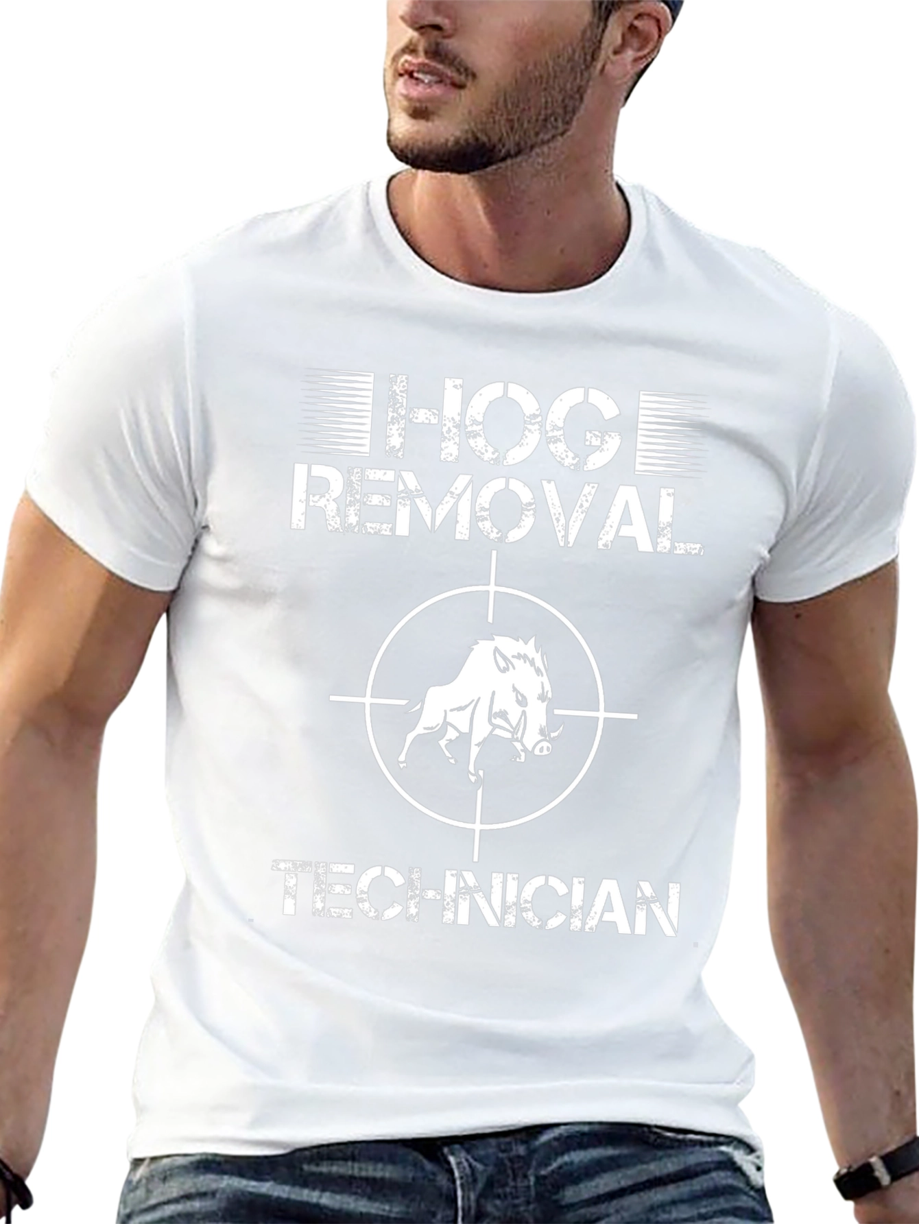 Hog Removal Technician Graphic T-Shirt