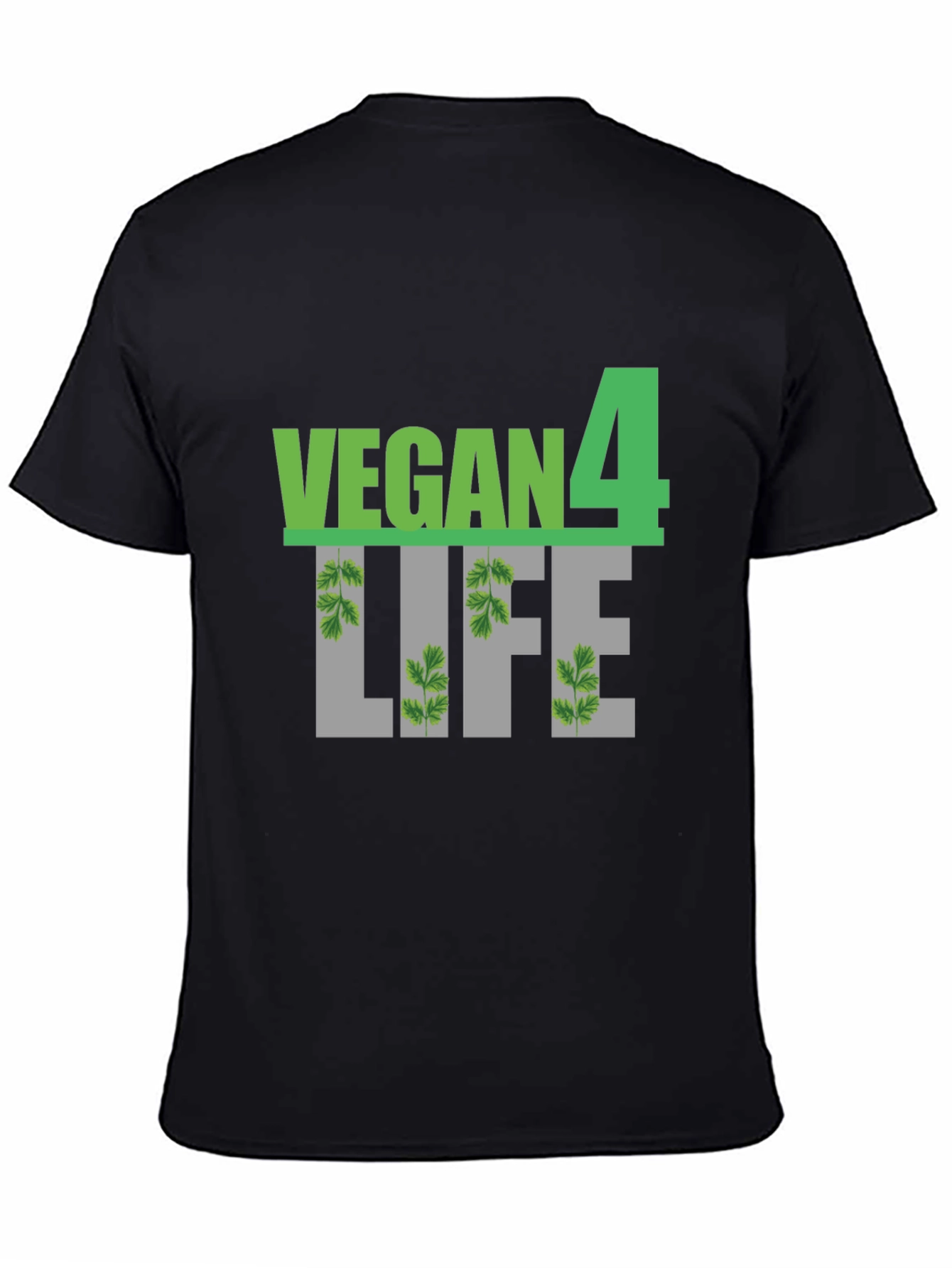 Vegan 4 Life Black T-Shirt
