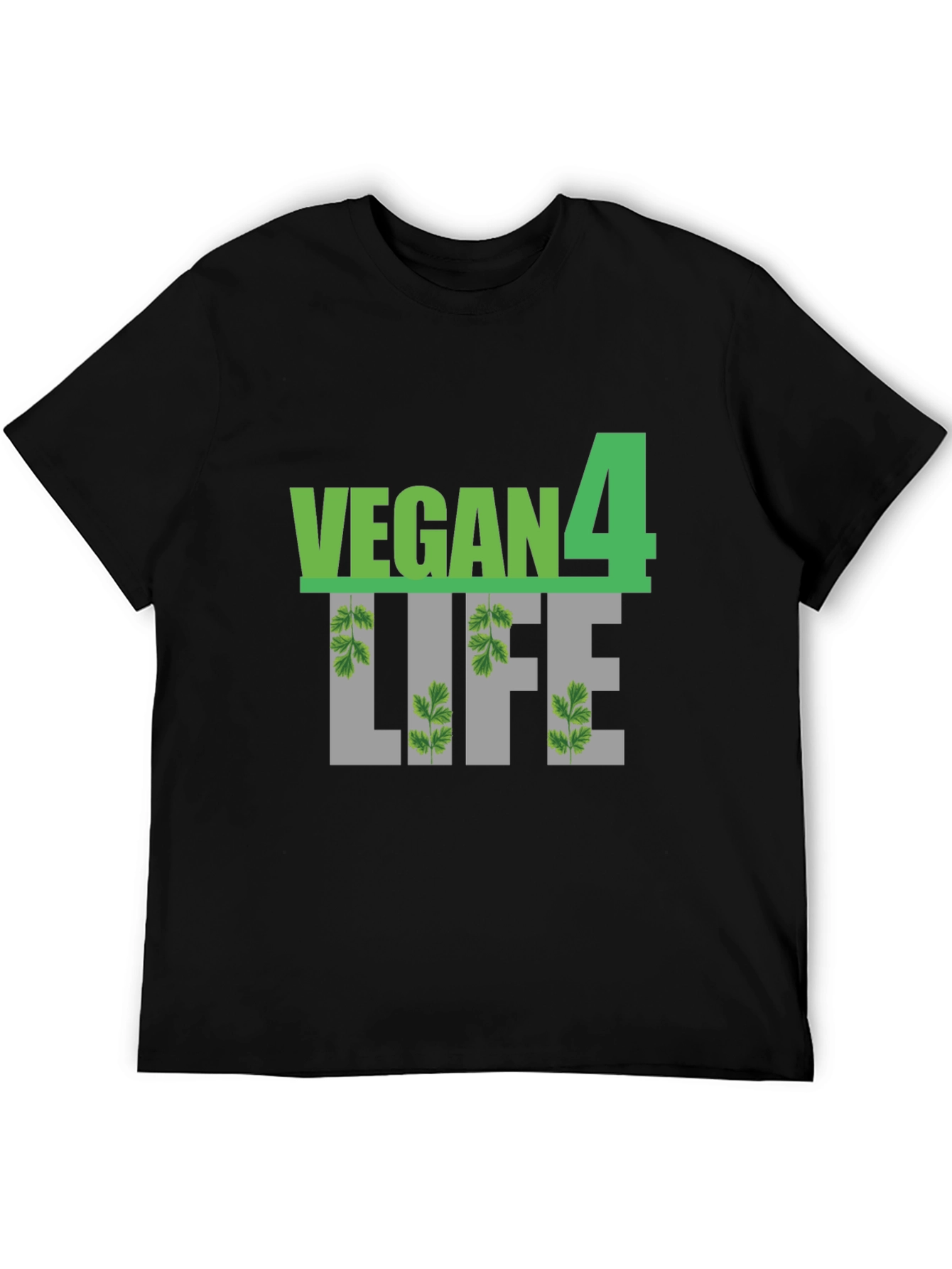 Vegan 4 Life Black T-Shirt