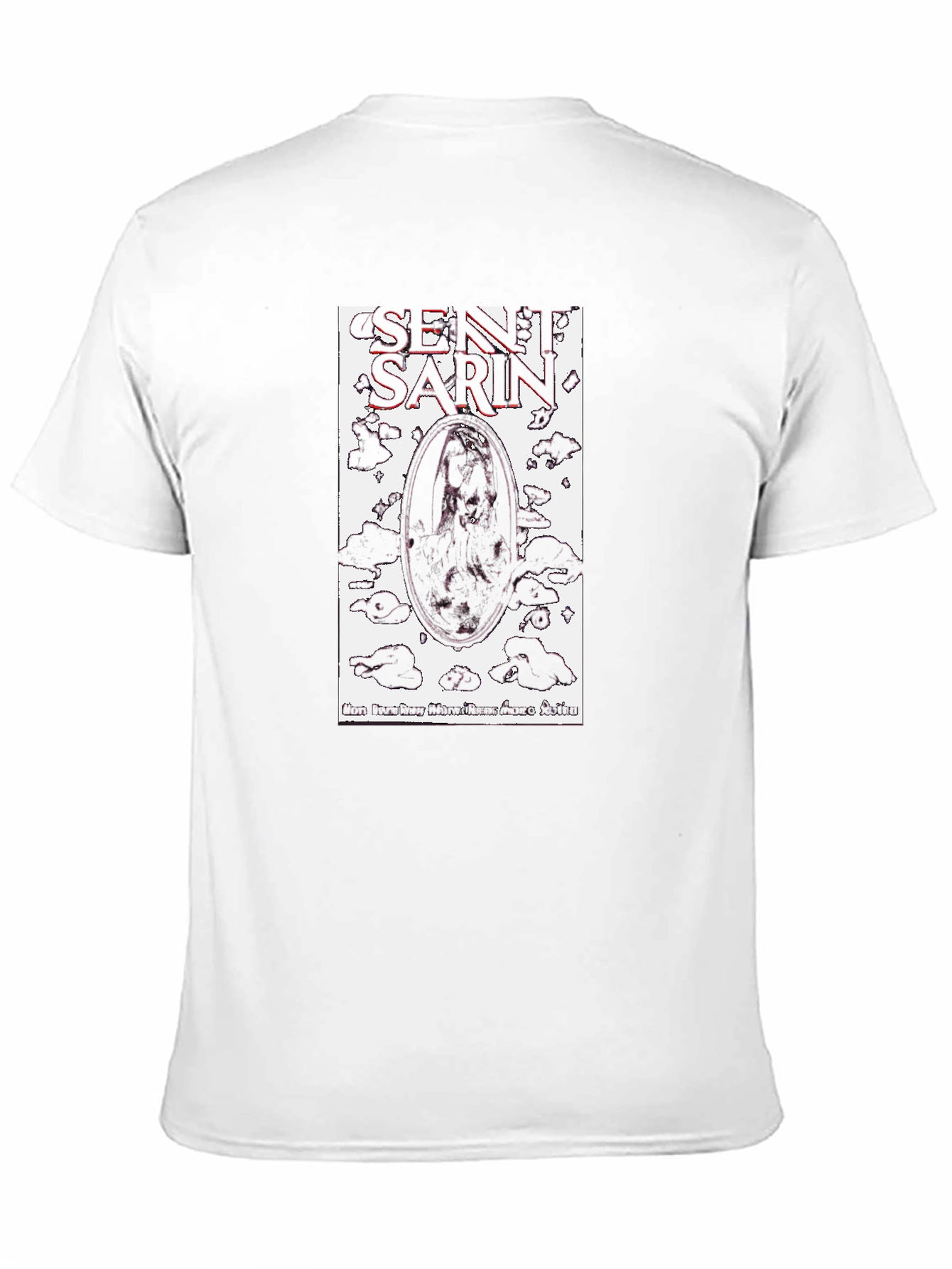 Sentient Sarin Graphic Tee - Black Cotton
