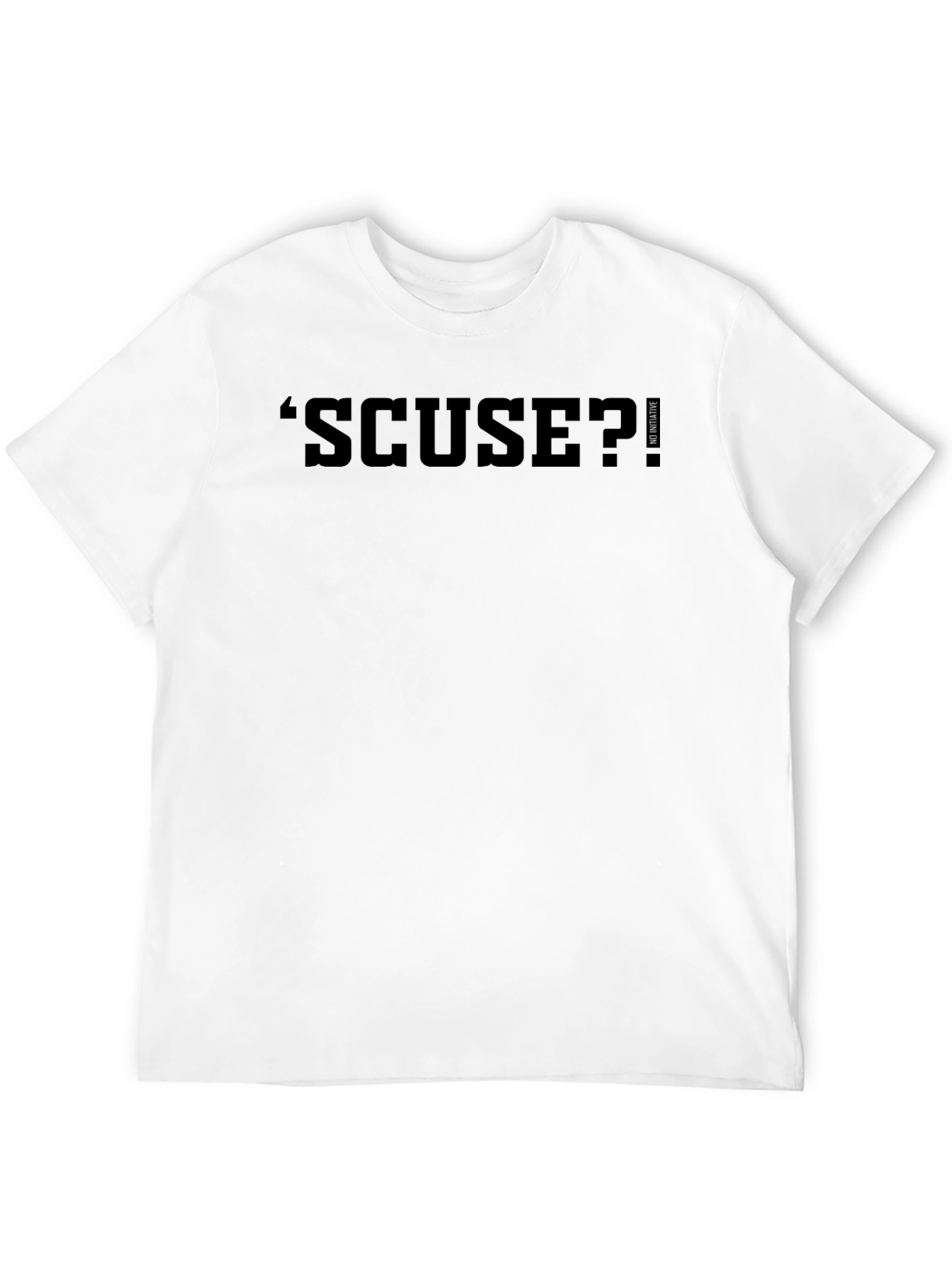 Black SCUSE? Graphic Tee - No Initiative