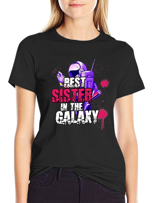 Best Sister in the Galaxy Graphic T-Shirt