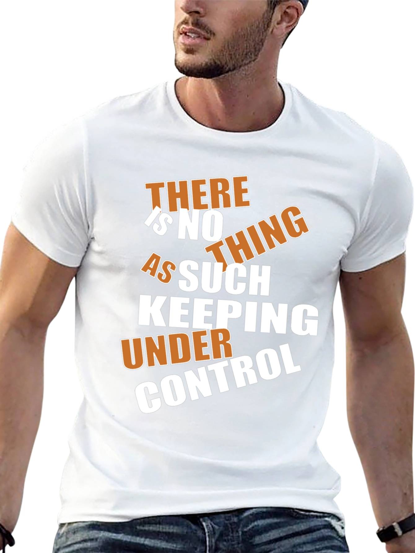 Humorous Slogan Graphic T-Shirt - Black