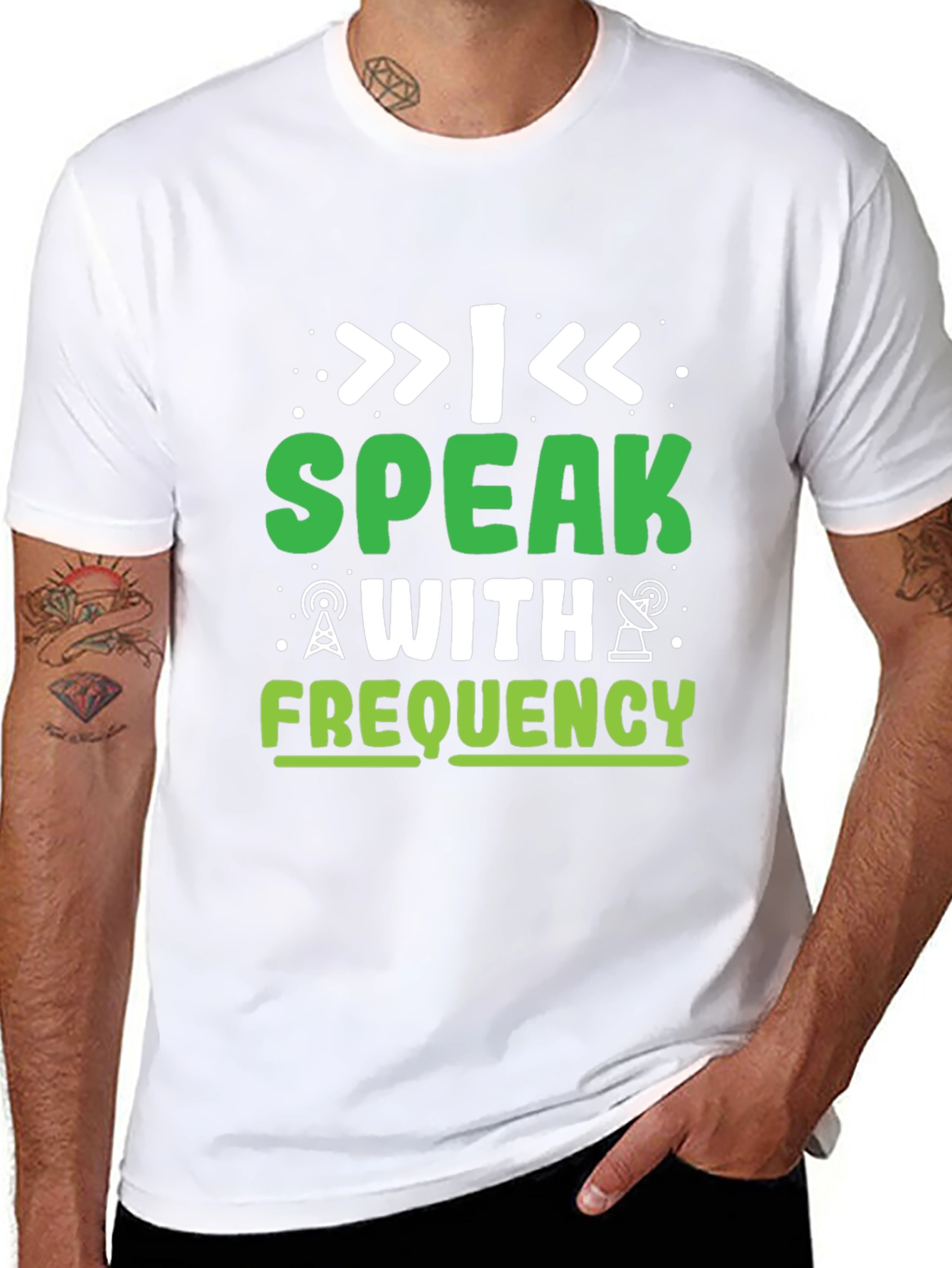 Speak With Frequency Graphic T-Shirt