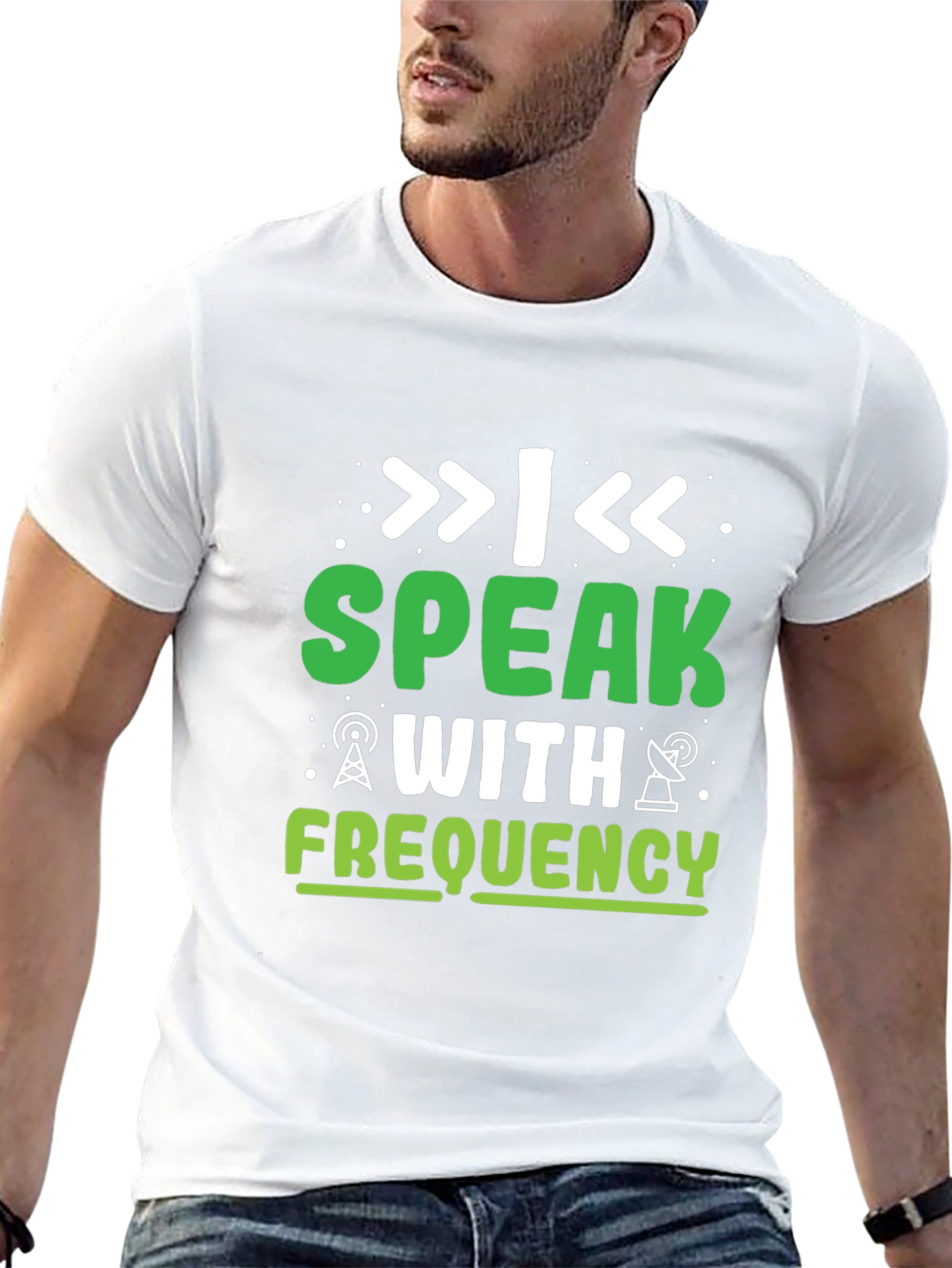 Speak With Frequency Graphic T-Shirt